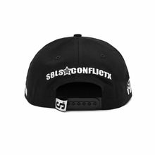 Load image into Gallery viewer, SBLS X CONFLICTX - LOGO SNAPBACK (BLACK)
