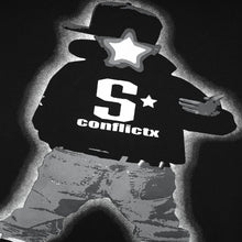 Load image into Gallery viewer, SBLS X CONFLICTX - REALSITGETS TEE (BLACK)

